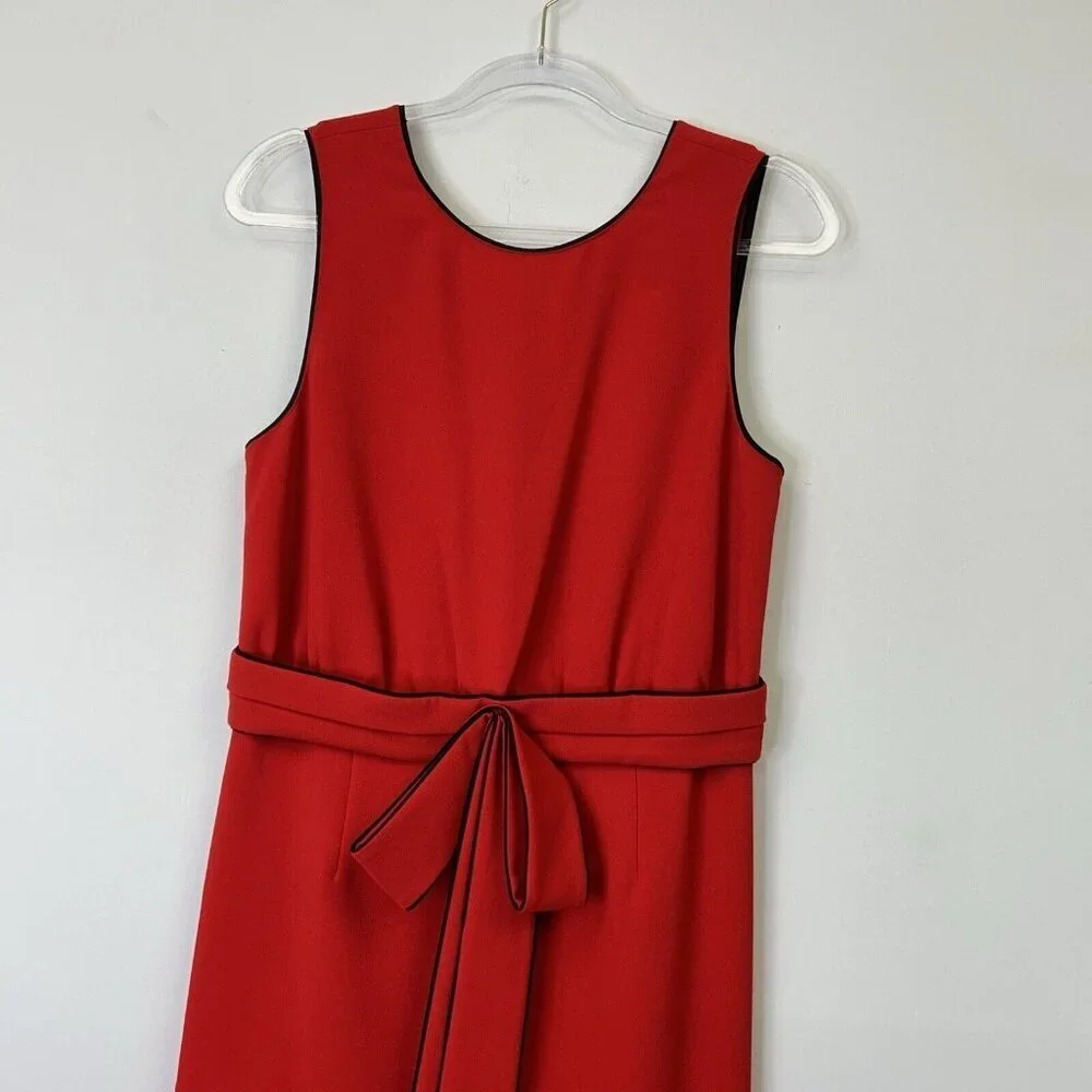 NEW Sachin‎ and Babi Merle Red Dress Womens Size 10 Sleeveless Bow